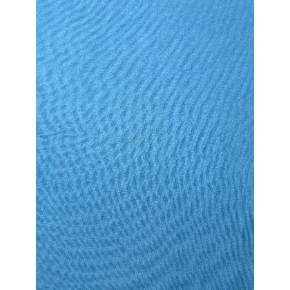 T-PLUS Huntington Mall Men's Teal Blue M Sleeveless T-Shirt vintage 80s USA made - Picture 7 of 13